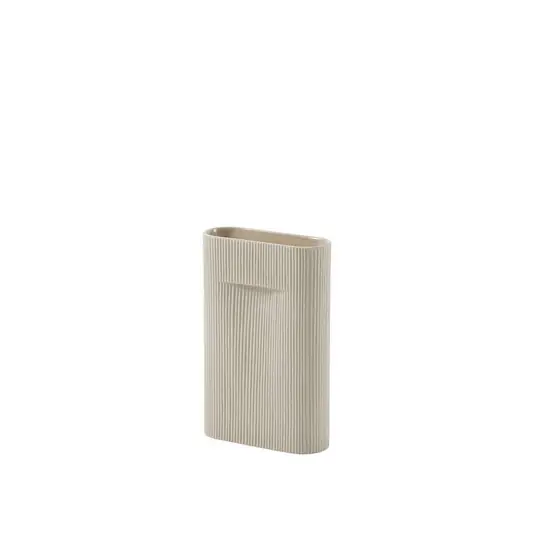 Edición Limitada Ridge Vase H35 Beige - Muuto
