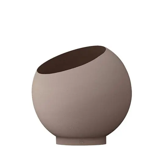 Precio Bajo Globe Maceta Ø30xH26,6 Taupe - AYTM