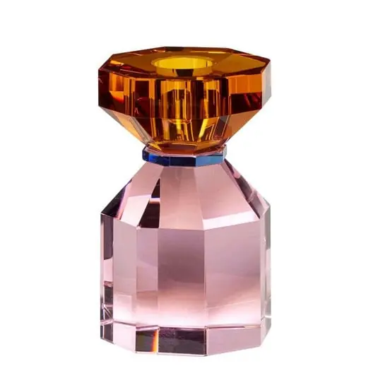 Gem Portavelas Naranja/Rosa - Hübsch Rebajas