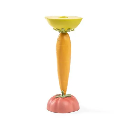 Portavelas multicolor Vitamin Carrot - SELETTI Liquidación