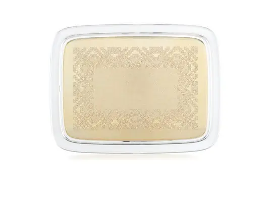 Profesional Teatime Bandeja 44x33 Gold - Kartell