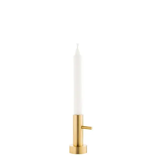Auténtico Candleholder Single #1 Latón - Fritz Hansen