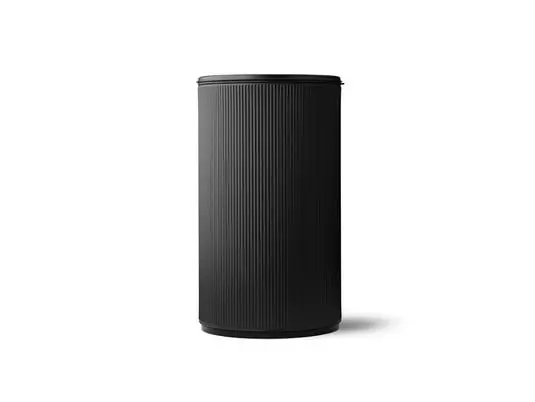 Vipp19 Open Top Bin Black/Black - Vipp Gran Oferta