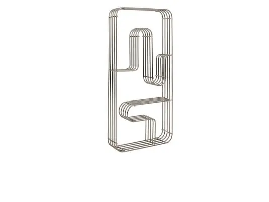 Precio Bajo Curva Display Estante Rectangular Plata - AYTM