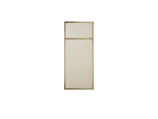 Nouveau Pin Small Brass/Canvas - Please Wait to be Seated Venta Final