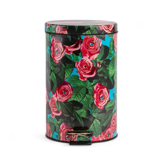 Súper Precio Roses Toiletpaper Home Papelera Ø25xH39,5 Multicolor - Seletti