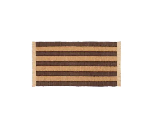 Profesional Ives Alfombra 80x140 Tan/Chocolate - Ferm Living
