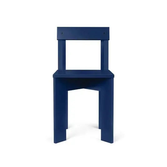 Descuento Ark Dining Chair Blue - Ferm Living