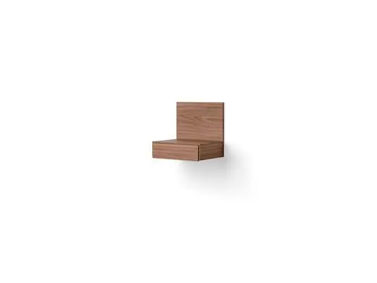 Tana Wall Mounted Nightstand Walnut - New Works Comprar En Línea
