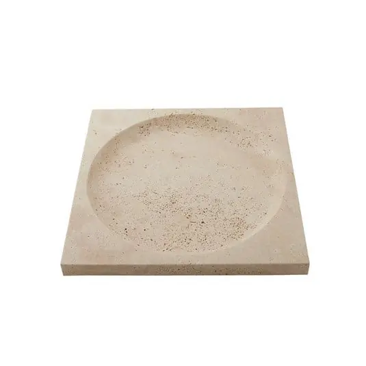 Regina Plato L30 Travertine - AYTM Oferta