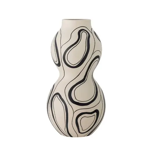 Nicola Vase Negro - Bloomingville Rebajas