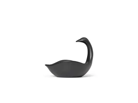 Swan Centrepiece Negro - Ferm Living Precio De Oferta