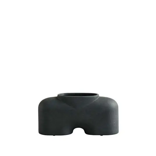 Cobra Fat Jarrón Medio Negro - 101 Copenhagen Garantía Incluida