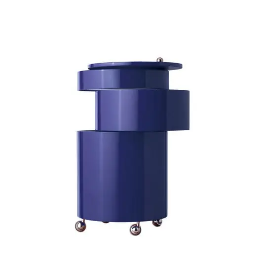 Barboy High Gloss Mesa Auxiliares Blue - Verpan Premium