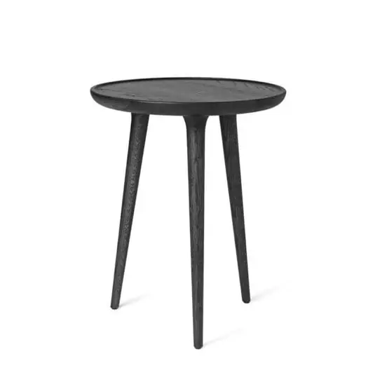 Accent Mesa Auxiliares Black Stained Oak Medium Ø45 - Mater Directo De Fábrica