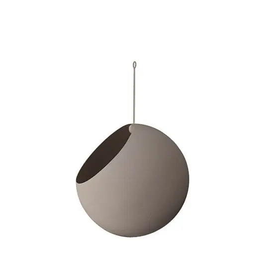 Globe Maceta Ø17xH28 Taupe - AYTM Alta Calidad
