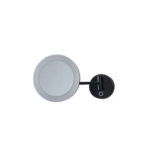 Venta Final Fyria LED Espejo/Aplique de Pared CCT IP44 Negro - Lucande