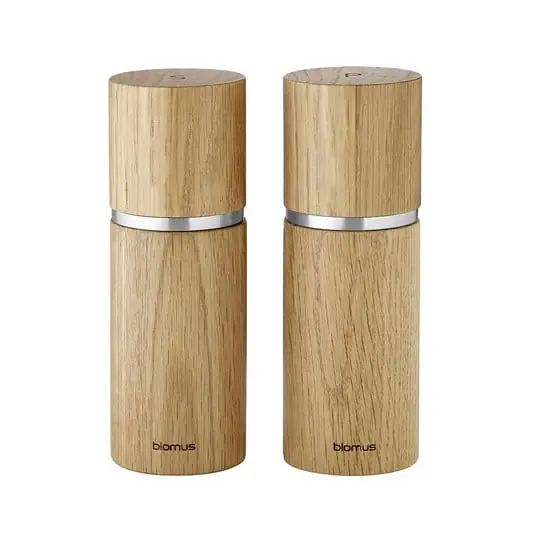 Stock Limitado Pepe Salt- og Peberkværnsæt Set of 2 Oak - Blomus