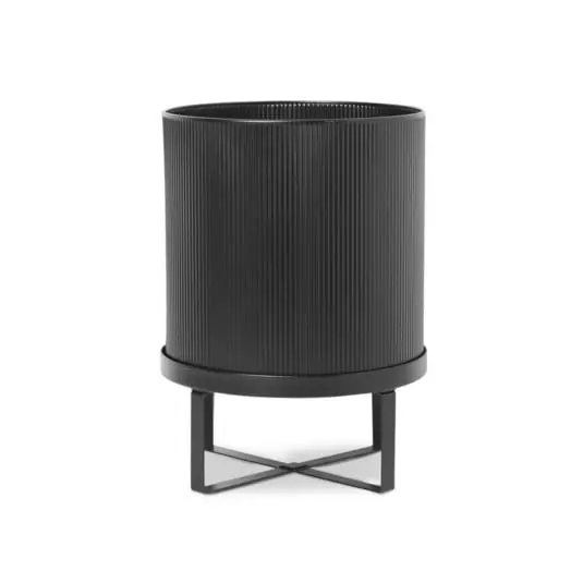 Lujoso Bau Maceta Large Black - Ferm Living