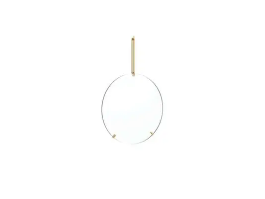 Profesional Wall Espejo Ø30 Brass - Moebe