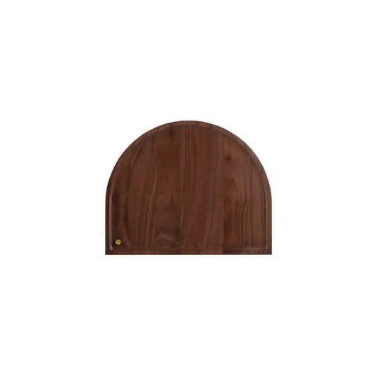 Sessio Bandeja Rounded Walnut/Oro - AYTM Nueva Colección
