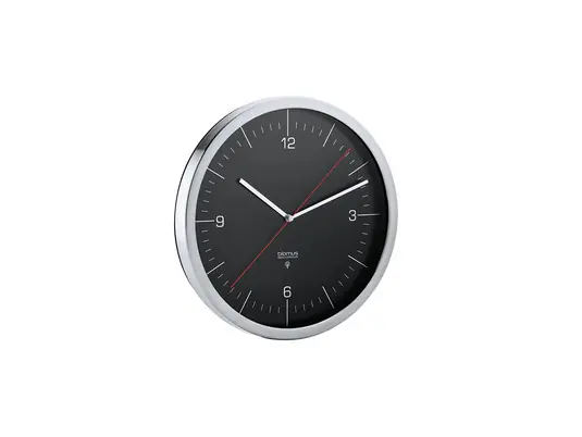 Mejor Calidad Crono Radio-Controlled Reloj Ø25 Black - Blomus