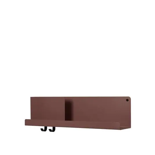 Última Versión Folded Shelves 63x16,5 Deep Red - Muuto