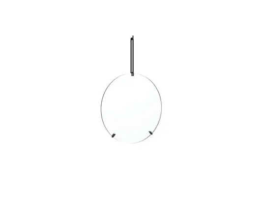 Alta Calidad Wall Espejo Ø30 Black - Moebe