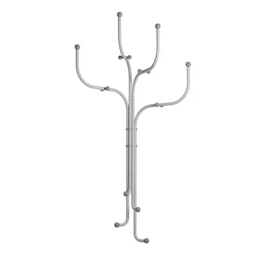 Coat Tree Wall Light Grey/Grey - Fritz Hansen Alta Calidad
