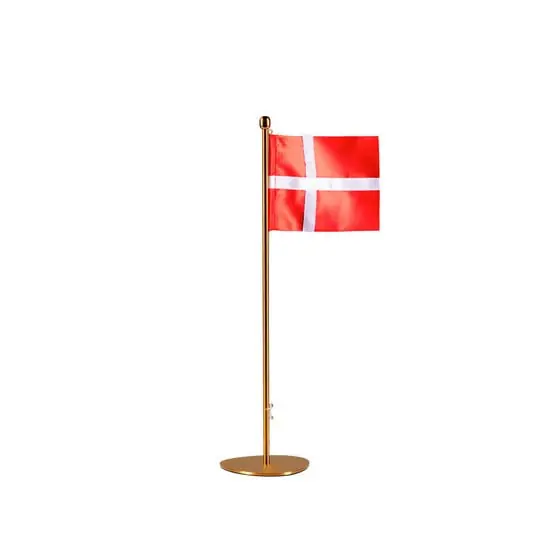 Oferta Especial Bordflagstang H35 m/Dansk Flag Latón - Piet Hein