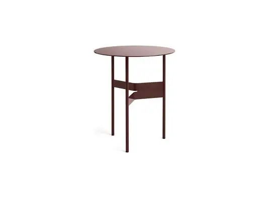 Garantía Incluida Shim Mesa Auxiliares/Mesa de sofá Ø45xH51 Bordeaux - Hay