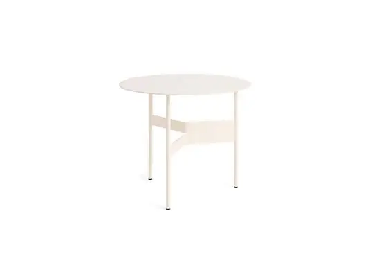 Moderno Shim Mesa Auxiliares/Mesa de sofá Ø54x44 Eggshell - Hay
