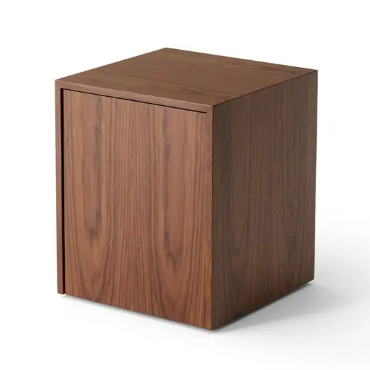 Disponible Ahora Mass Mesa Auxiliares w/Cajón Walnut - New Works