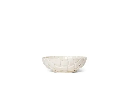 Plait Tazón Ø30 Off-White - Ferm Living Envío Inmediato