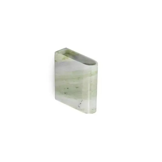 Hecho A Mano Monolith Portavelas Wall Mixed Green Marble - Northern