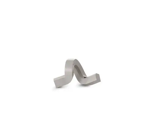 Crooked Portavelas One Varm Gris - Normann Copenhagen Moderno