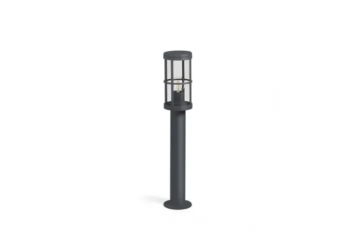 Baliza LUG IP54 E27 18W 350mm Antracita | Iluminación Exterior Moderno