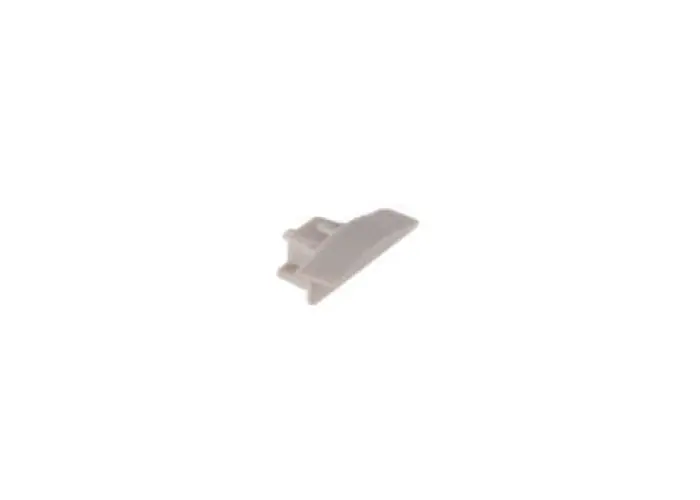 TAPA DE PLÁSTICO GRIS ACABADO RECTO CON AGUJERO PARA PERFIL LED BOSTON Moderno