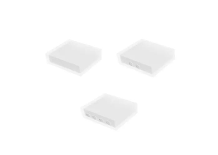 TAPONES DE SILICONA PARA ESTANCAR TIRAS DE LED (10 UNIDADES) Súper Precio