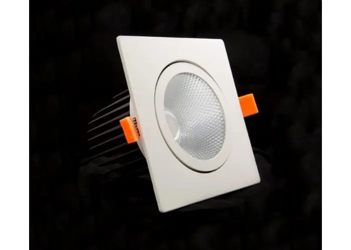 Artesanal DOWNLIGHT CUADRADO BASCULANTE LED RETAIL 20W 3000K