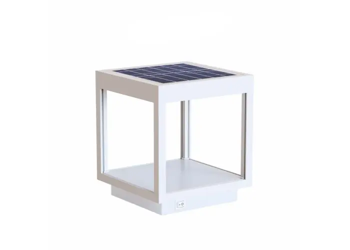 Profesional LUMINARIA JARDÍN VISOR SOLAR 3,5W 120° 460lm BLANCO
