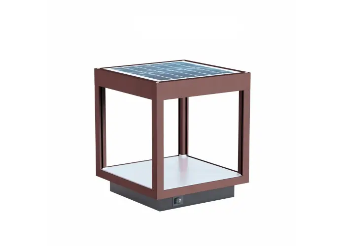 Barato LUMINARIA JARDÍN VISOR SOLAR 3,5W 120° 460lm CORTEN