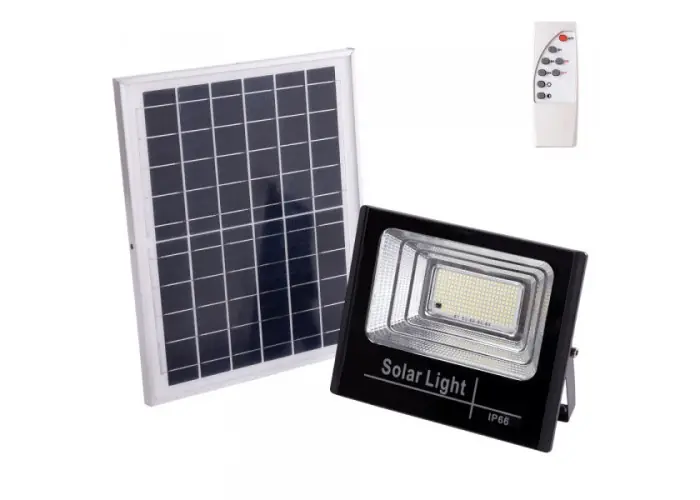 Rebajas Proyector LED Solar 100W 6500K con Control Remoto HO-SOLARFL-100W-01
