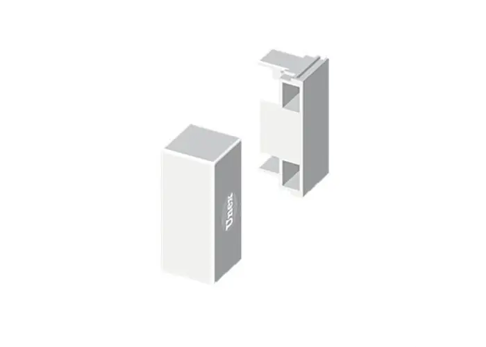 Artesanal TAPA FINAL PVC P/78022/78072 U24X BLANCO NIEVE