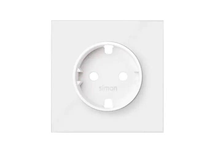 TAPA SIMON 100 PARA BASE ENCHUFE SCHUKO BLANCO MATE Envío Exprés