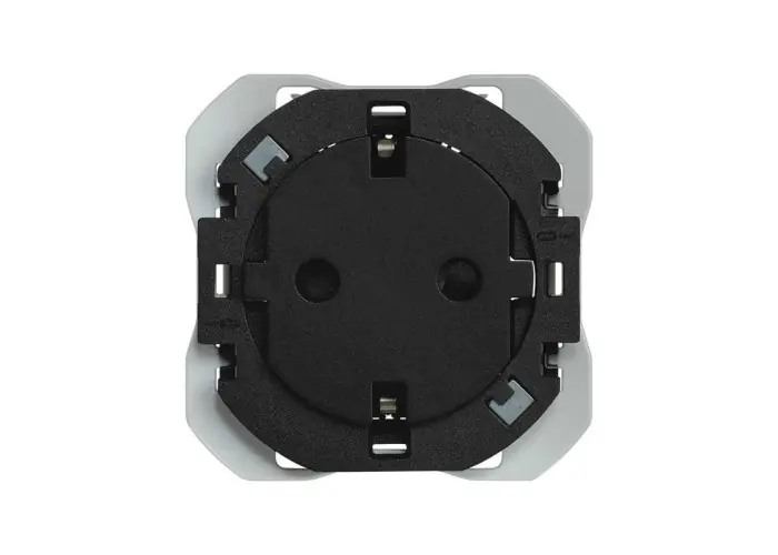 BASE DE ENCHUFE SIMON 270 CLEAN SCHUKO NEGRO MATE Pedido Al Por Mayor